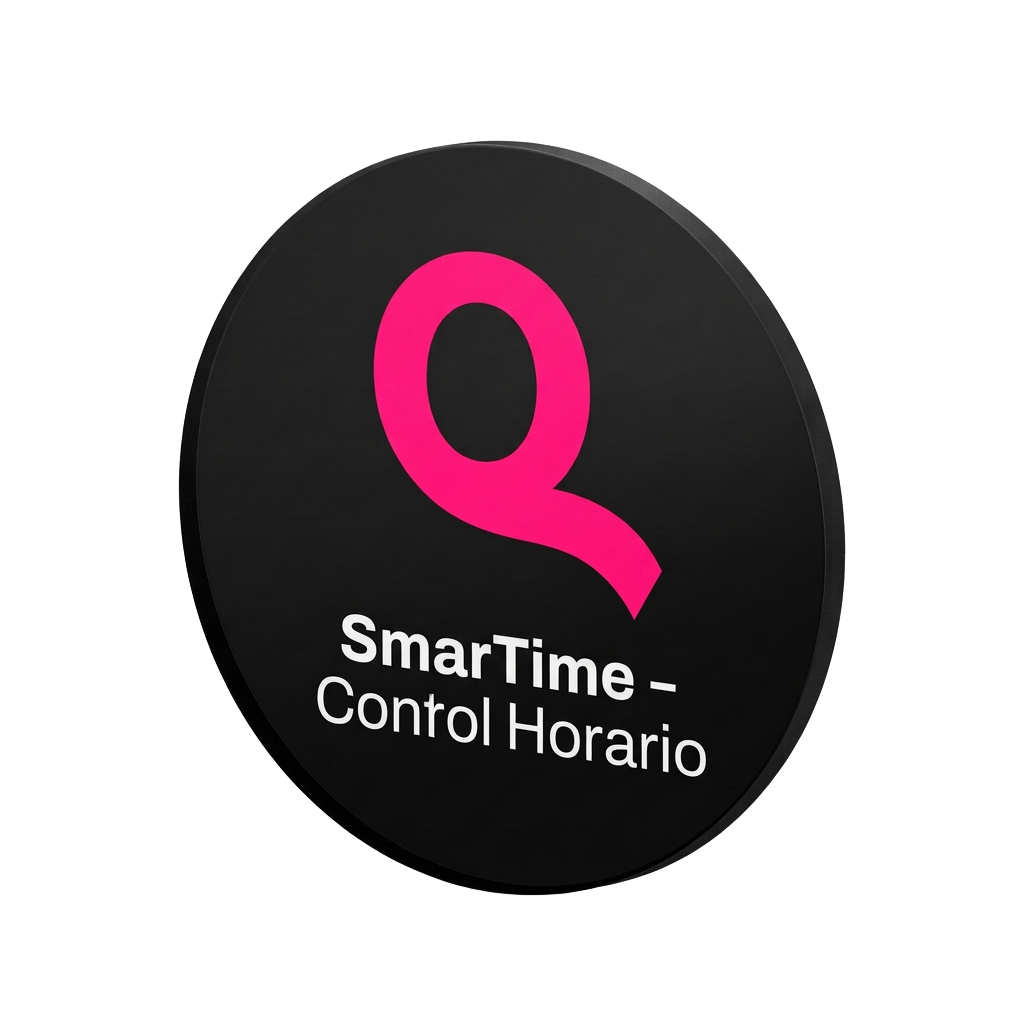 Dispositivo NFC redondo SmartTime Control Horario de SeQreto